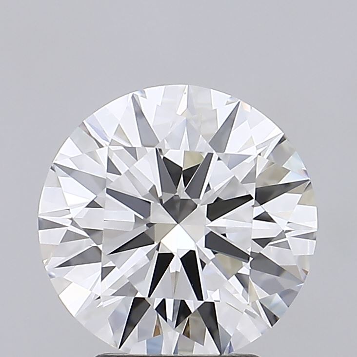 3.20 Carat Round Shaped, Ideal Cut, D Color, IF Clarity, IGI Certified Lab Grown Diamond