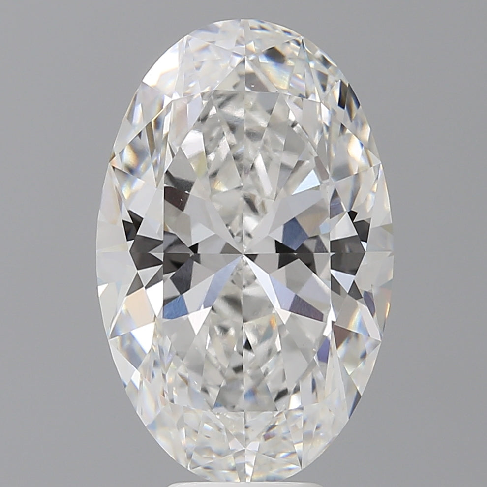 7.56 Carat Oval Shaped, Ideal Cut, E Color, VVS2 Clarity, IGI Certified Lab Grown Diamond