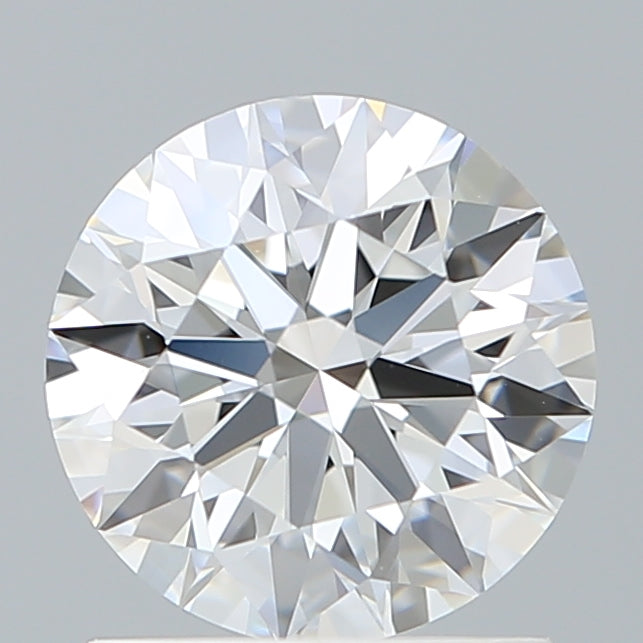 1.27 Carat Round Shaped, Ideal Cut, D Color, VVS2 Clarity, IGI Certified Lab Grown Diamond