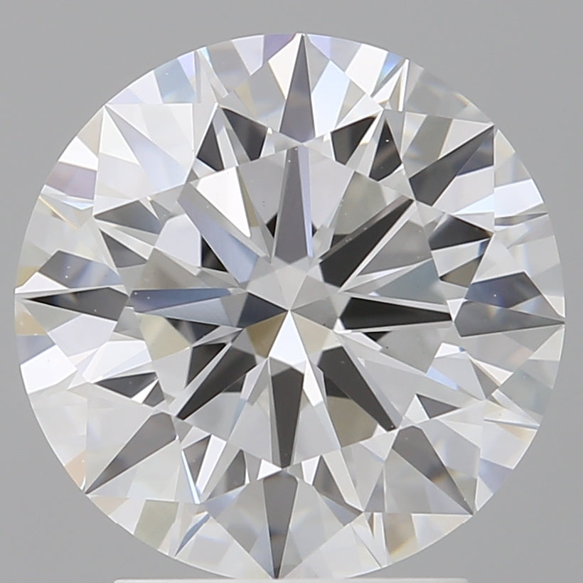 3.02 Carat Round Shaped, Ideal Cut, E Color, VVS2 Clarity, IGI Certified Lab Grown Diamond
