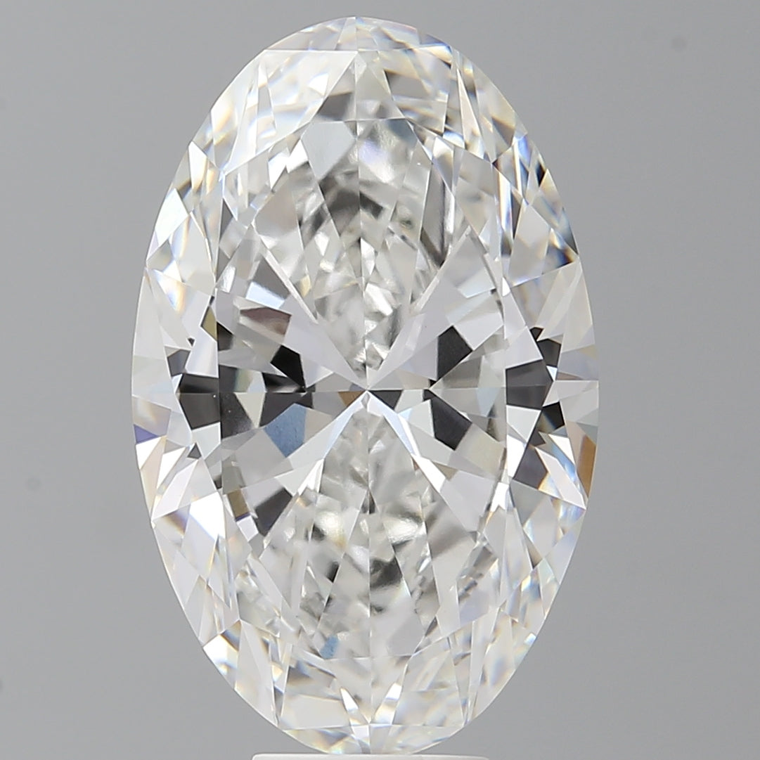9.52 Carat Oval Shaped, Ideal Cut, F Color, VVS2 Clarity, IGI Certified Lab Grown Diamond