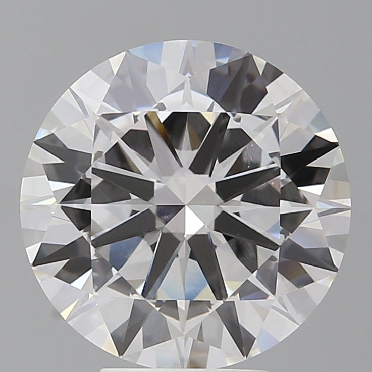 5.57 Carat Round Shaped, Excellent Cut, F Color, VVS2 Clarity, IGI Certified Lab Grown Diamond