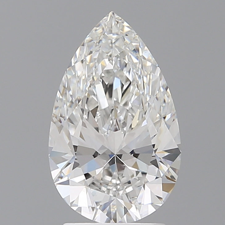2.57 Carat Pear Shaped, Ideal Cut, E Color, VS1 Clarity, IGI Certified Lab Grown Diamond