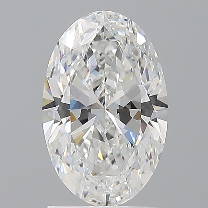 1.59 Carat Oval Shaped, Ideal Cut, E Color, VVS2 Clarity, IGI Certified Lab Grown Diamond
