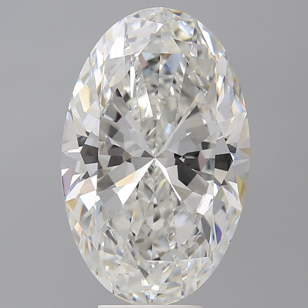 7.60 Carat Oval Shaped, Ideal Cut, E Color, VVS2 Clarity, IGI Certified Lab Grown Diamond