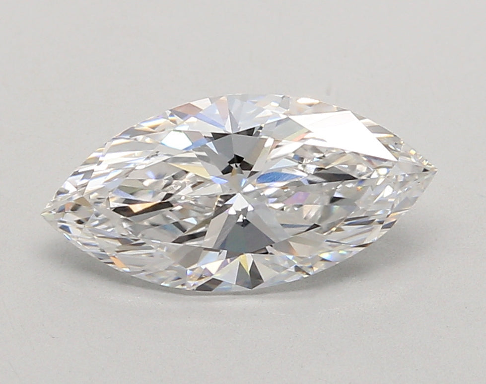 2.05 Carat Marquise Shaped, Ideal Cut, E Color, VVS2 Clarity, IGI Certified Lab Grown Diamond