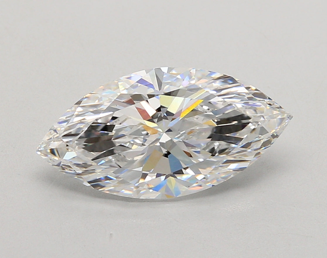 3.01 Carat Marquise Shaped, Ideal Cut, E Color, VS1 Clarity, IGI Certified Lab Grown Diamond