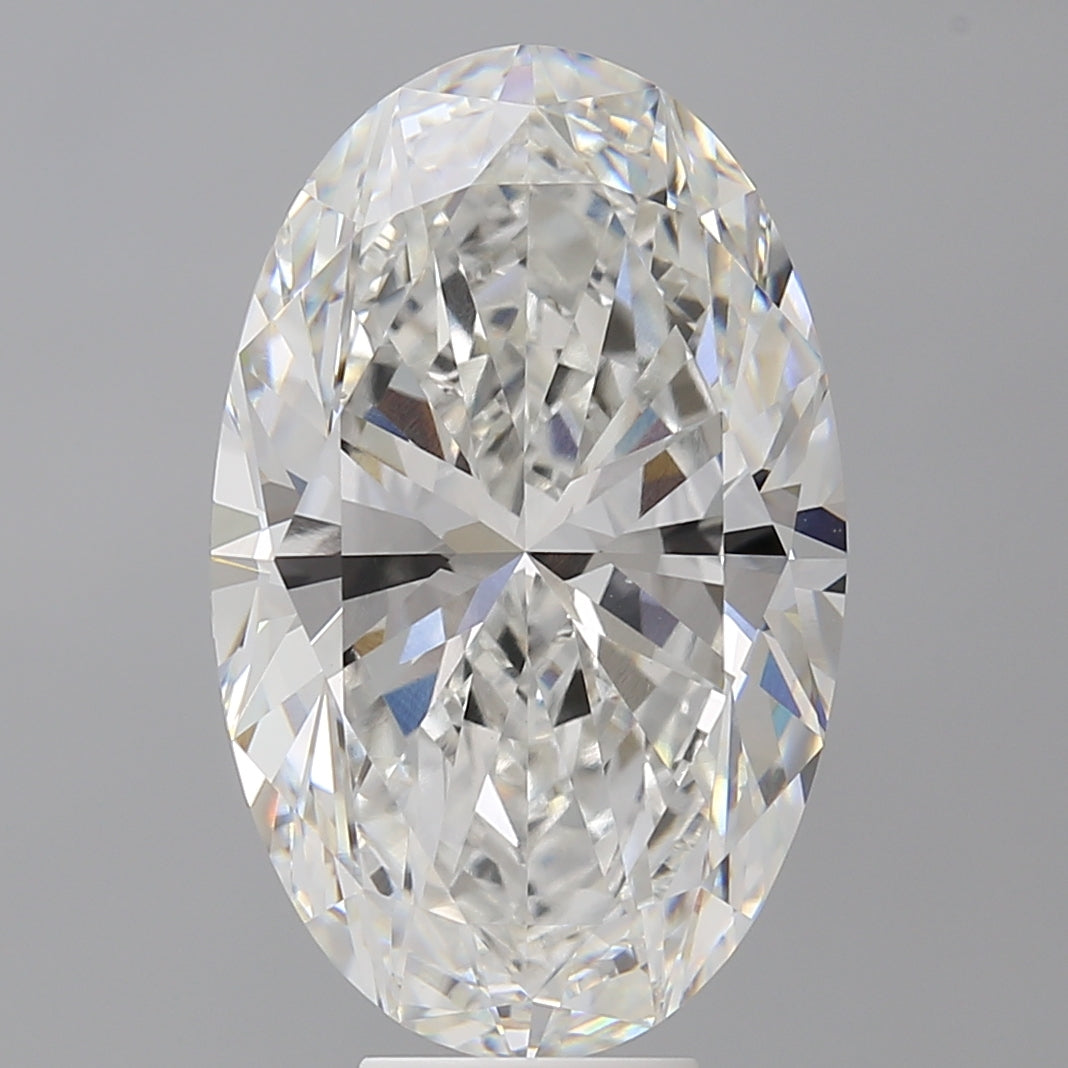 9.52 Carat Oval Shaped, Excellent Cut, F Color, VVS2 Clarity, IGI Certified Lab Grown Diamond