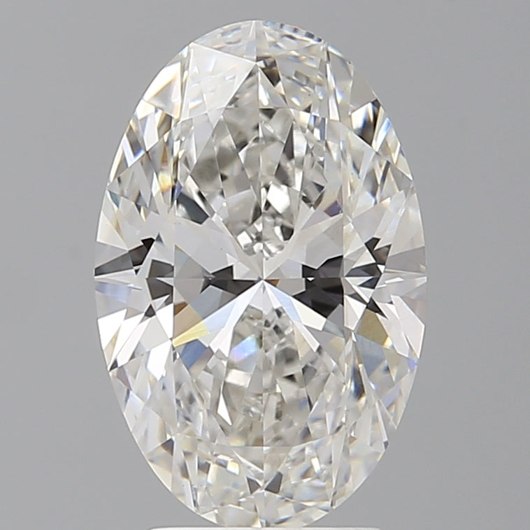 3.55 Carat Oval Shaped, Very Good Cut, F Color, VVS2 Clarity, IGI Certified Lab Grown Diamond