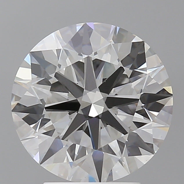 3.53 Carat Round Shaped, Ideal Cut, F Color, VVS2 Clarity, IGI Certified Lab Grown Diamond