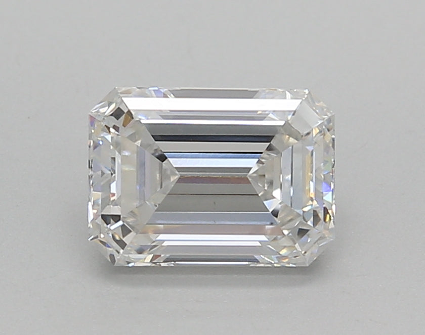 1.51 Carat Emerald Shaped, Excellent Cut, E Color, VVS2 Clarity, IGI Certified Lab Grown Diamond