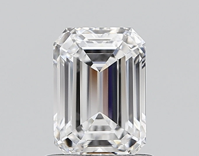 1.52 Carat Emerald Shaped, Ideal Cut, D Color, VVS2 Clarity, IGI Certified Lab Grown Diamond