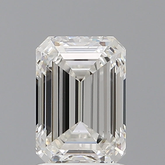 1.59 Carat Emerald Shaped, Ideal Cut, F Color, VS1 Clarity, IGI Certified Lab Grown Diamond