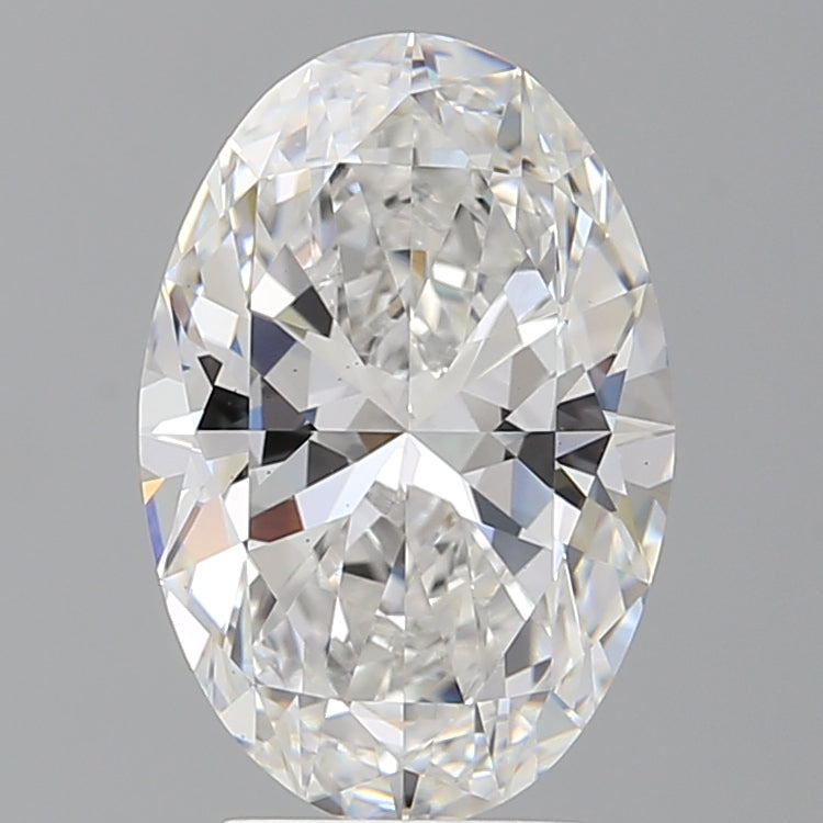 3.58 Carat Oval Shaped, Ideal Cut, E Color, VS1 Clarity, IGI Certified Lab Grown Diamond
