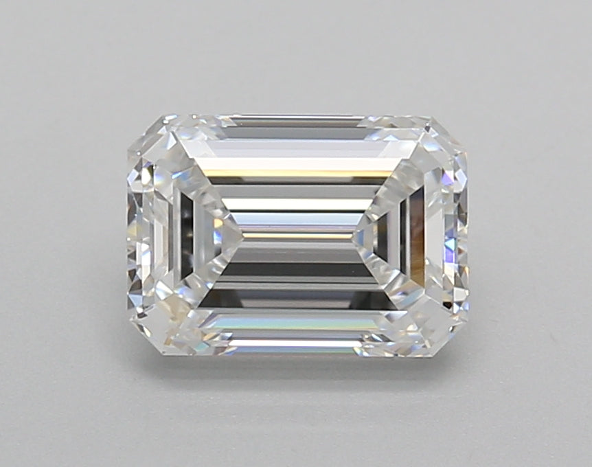 1.52 Carat Emerald Shaped, Excellent Cut, E Color, VVS2 Clarity, IGI Certified Lab Grown Diamond