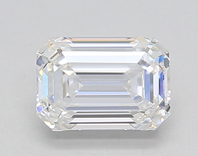 0.59 Carat Emerald Shaped, Ideal Cut, E Color, VS2 Clarity, GIA Certified Lab Grown Diamond