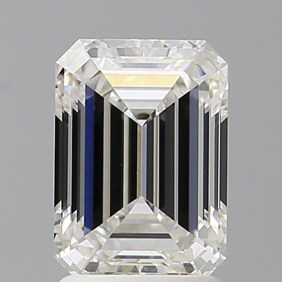 2.09 Carat Emerald Shaped, Ideal Cut, G Color, VVS2 Clarity, IGI Certified Lab Grown Diamond