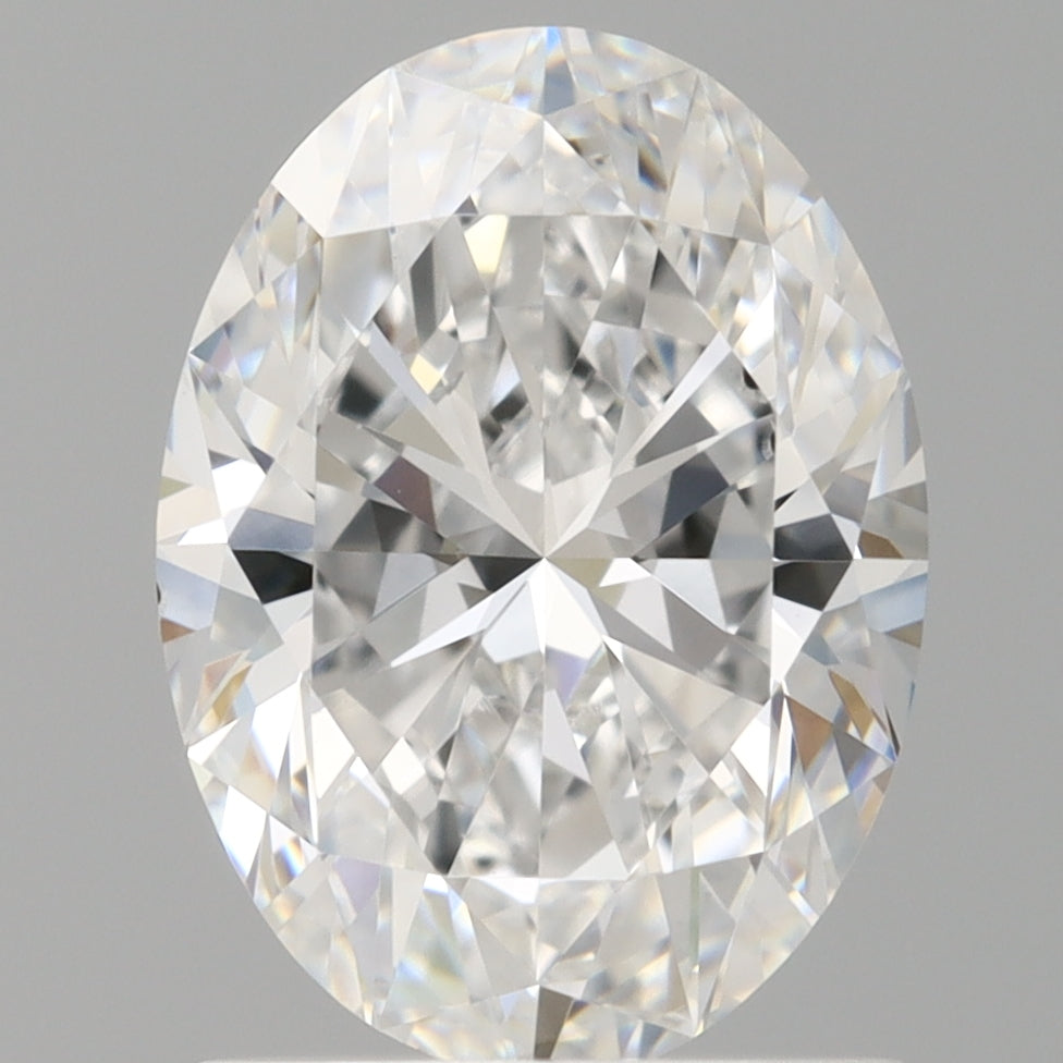 1.51 Carat Oval Shaped, Ideal Cut, D Color, VVS2 Clarity, IGI Certified Lab Grown Diamond