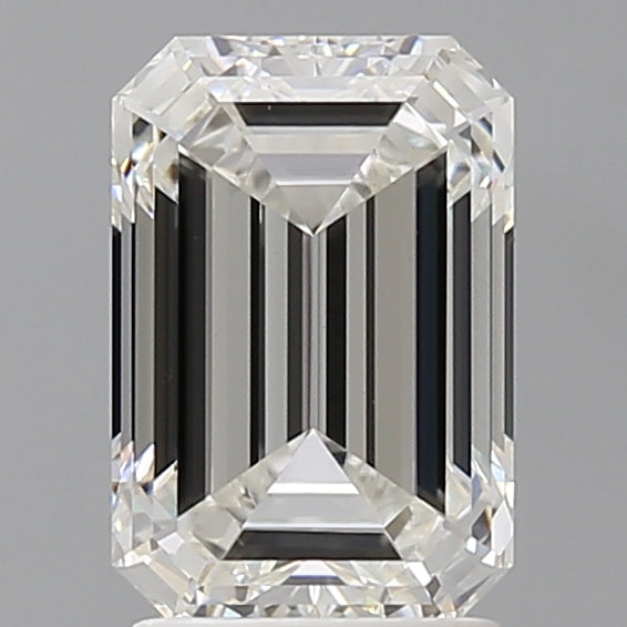 2.55 Carat Emerald Shaped, Ideal Cut, F Color, VS1 Clarity, IGI Certified Lab Grown Diamond