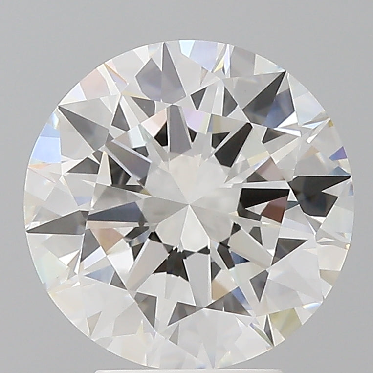 4.03 Carat Round Shaped, Excellent Cut, E Color, VVS2 Clarity, IGI Certified Lab Grown Diamond