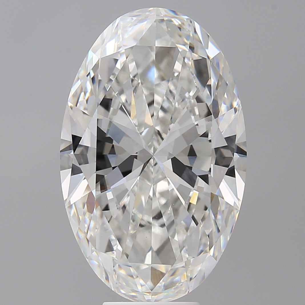 9.09 Carat Oval Shaped, Excellent Cut, F Color, VVS2 Clarity, IGI Certified Lab Grown Diamond