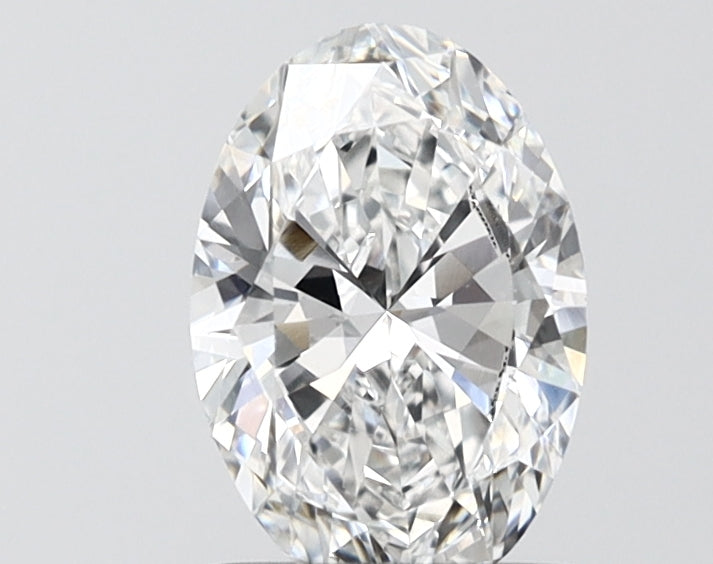 1.09 Carat Oval Shaped, Ideal Cut, E Color, VVS2 Clarity, IGI Certified Lab Grown Diamond
