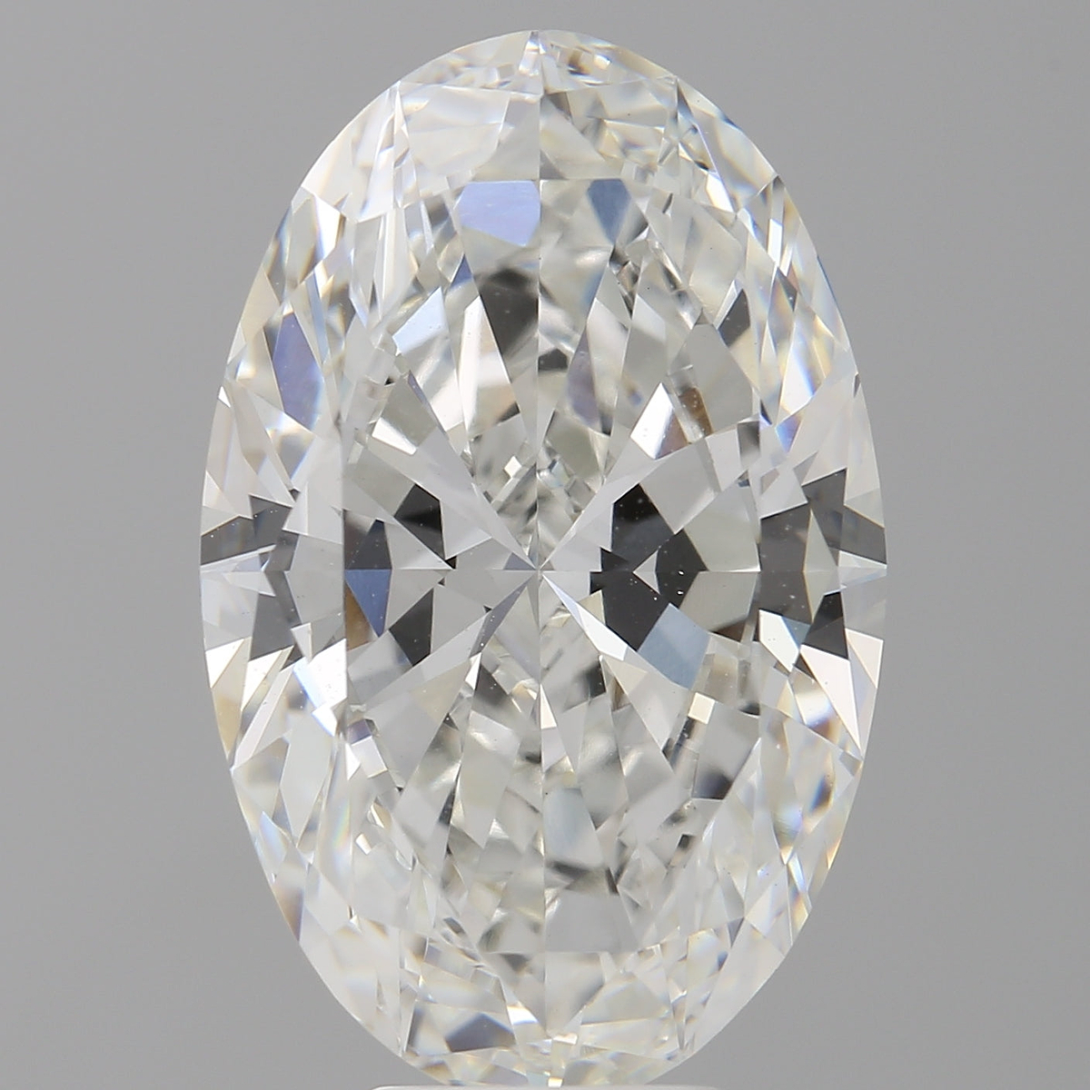 7.09 Carat Oval Shaped, Ideal Cut, F Color, VVS2 Clarity, IGI Certified Lab Grown Diamond