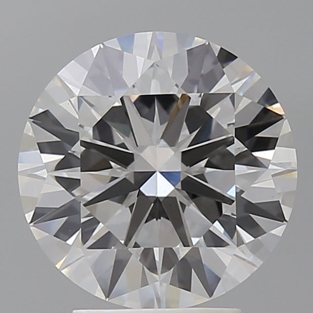 3.53 Carat Round Shaped, Excellent Cut, E Color, VVS2 Clarity, IGI Certified Lab Grown Diamond