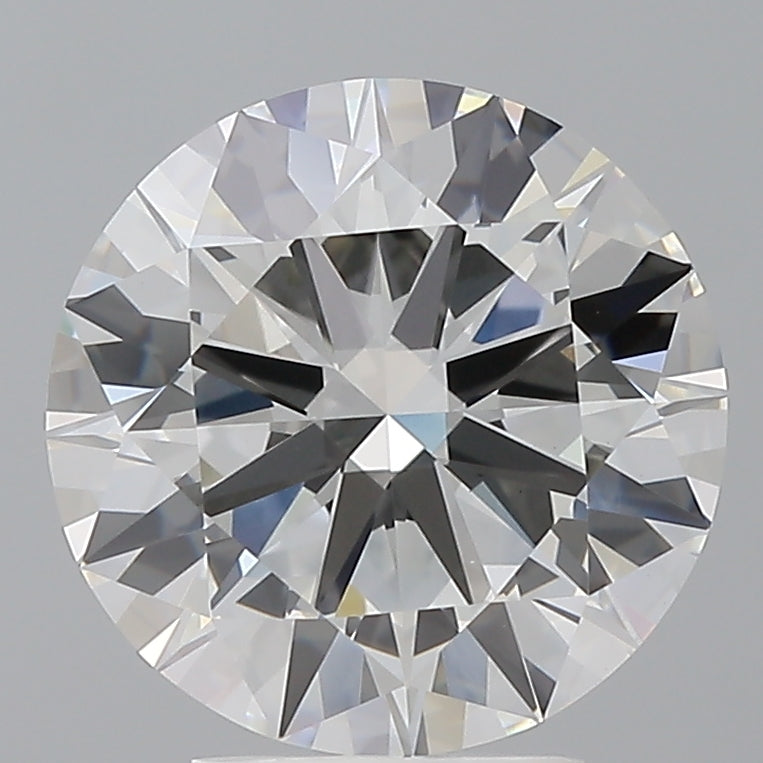 4.04 Carat Round Shaped, Excellent Cut, F Color, VS1 Clarity, IGI Certified Lab Grown Diamond