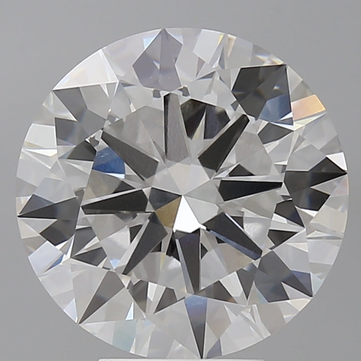6.10 Carat Round Shaped, Excellent Cut, E Color, VVS2 Clarity, IGI Certified Lab Grown Diamond