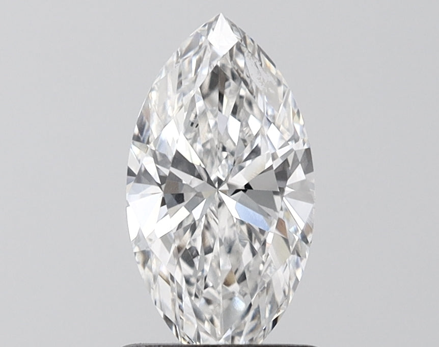 1.13 Carat Marquise Shaped, Ideal Cut, E Color, VVS2 Clarity, IGI Certified Lab Grown Diamond