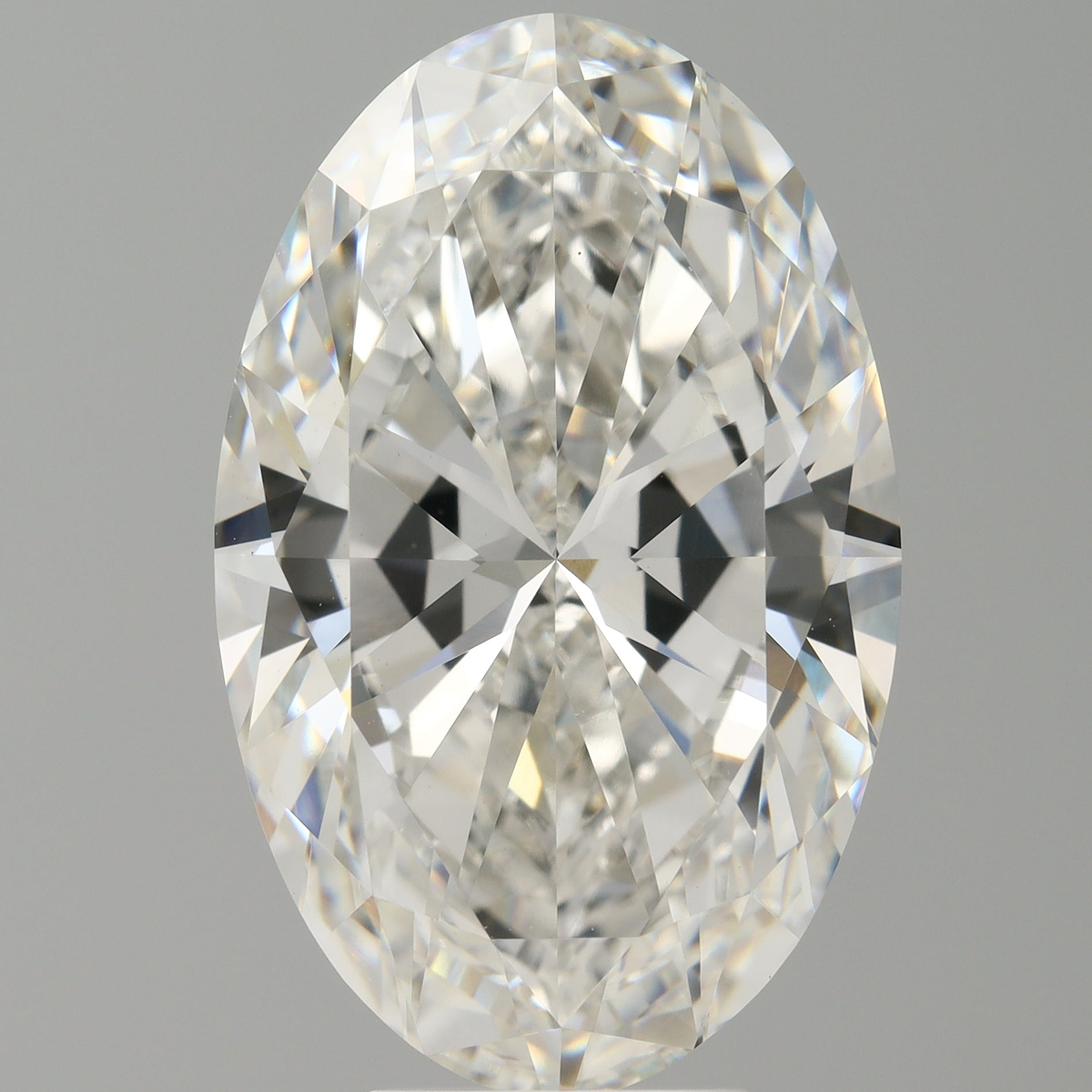 7.56 Carat Oval Shaped, Ideal Cut, F Color, VVS2 Clarity, IGI Certified Lab Grown Diamond