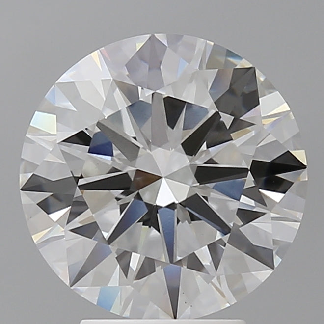 4.06 Carat Round Shaped, Ideal Cut, E Color, VS1 Clarity, IGI Certified Lab Grown Diamond