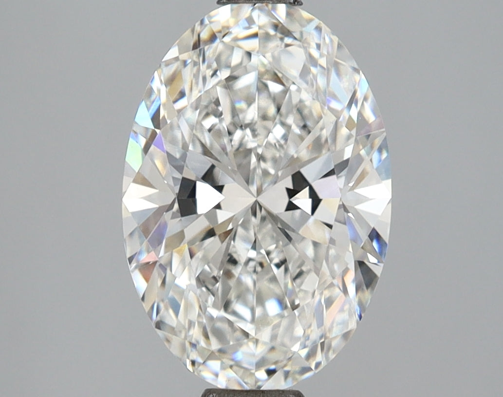 2.52 Carat Oval Shaped, Ideal Cut, F Color, VVS2 Clarity, IGI Certified Lab Grown Diamond