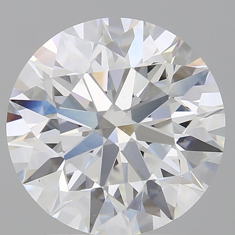 3.01 Carat Round Shaped, Excellent Cut, E Color, VS1 Clarity, IGI Certified Lab Grown Diamond