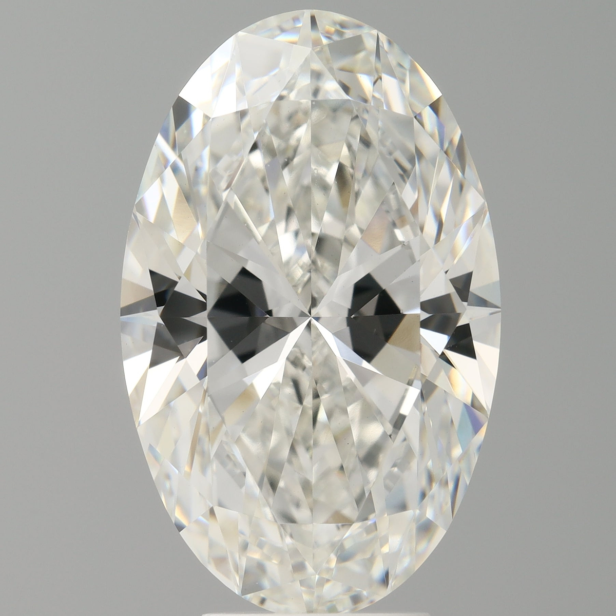 6.02 Carat Oval Shaped, Ideal Cut, F Color, VVS2 Clarity, IGI Certified Lab Grown Diamond