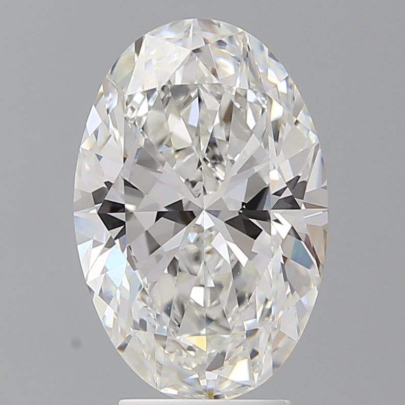 4.10 Carat Oval Shaped, Ideal Cut, E Color, VVS2 Clarity, IGI Certified Lab Grown Diamond