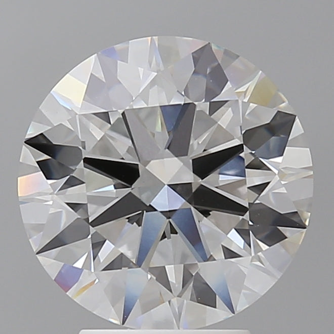 4.07 Carat Round Shaped, Ideal Cut, E Color, VVS2 Clarity, IGI Certified Lab Grown Diamond