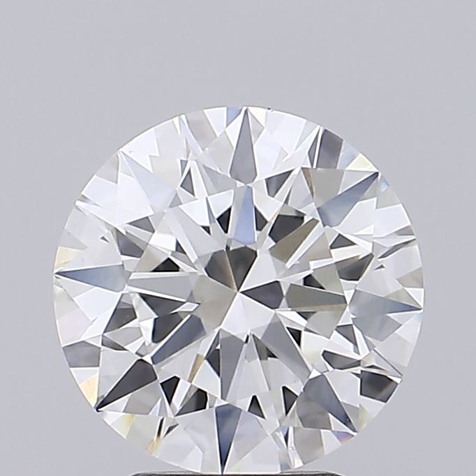 2.03 Carat Round Shaped, Ideal Cut, F Color, VVS2 Clarity, IGI Certified Lab Grown Diamond