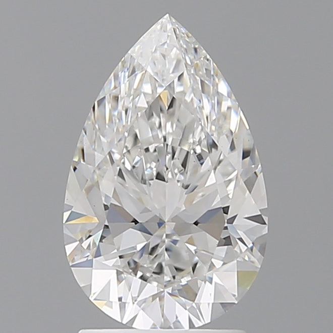 2.09 Carat Pear Shaped, Ideal Cut, E Color, VVS2 Clarity, IGI Certified Lab Grown Diamond