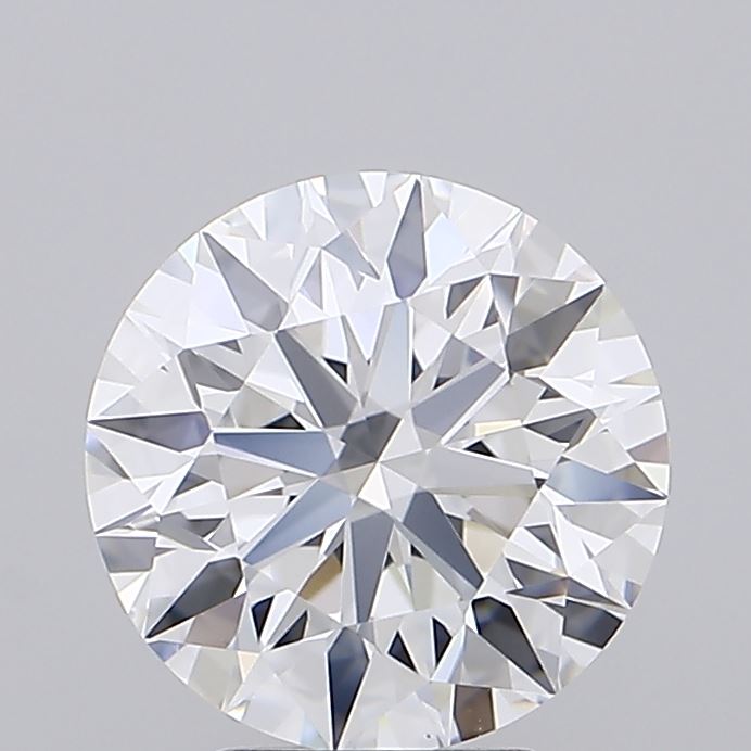 2.52 Carat Round Shaped, Ideal Cut, D Color, VVS1 Clarity, IGI Certified Lab Grown Diamond