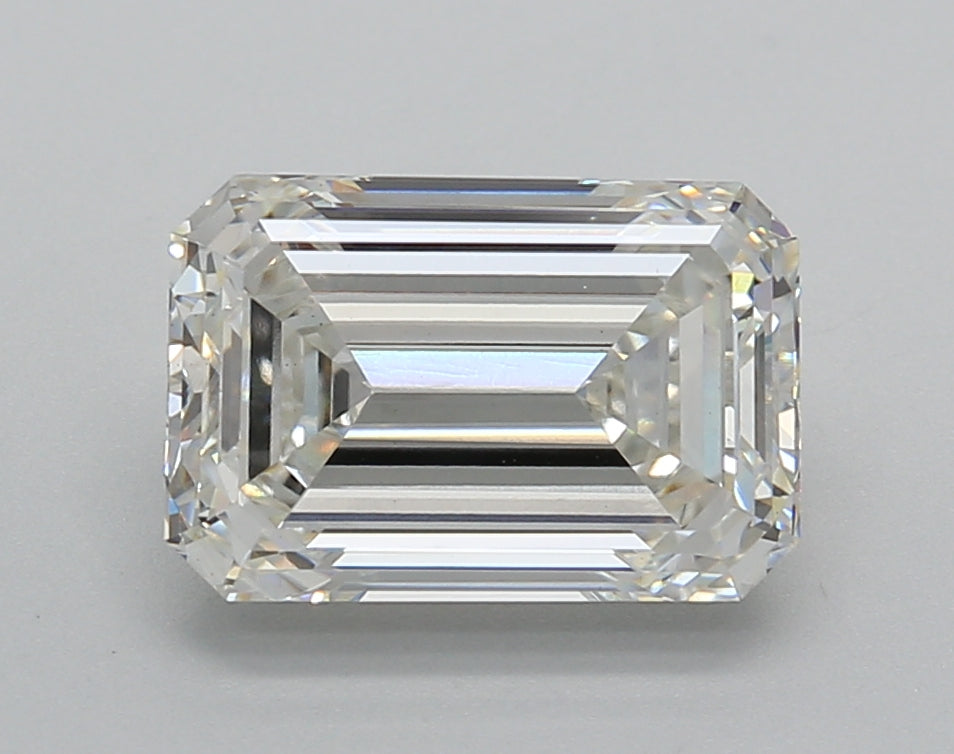3.01 Carat Emerald Shaped, Very Good Cut, G Color, VS1 Clarity, IGI Certified Lab Grown Diamond