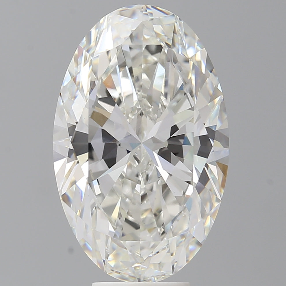 7.52 Carat Oval Shaped, Ideal Cut, F Color, VVS2 Clarity, IGI Certified Lab Grown Diamond
