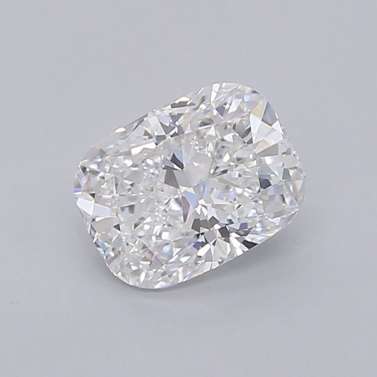 1.55 Carat Cushion Shaped, Ideal Cut, E Color, VVS2 Clarity, IGI Certified Lab Grown Diamond