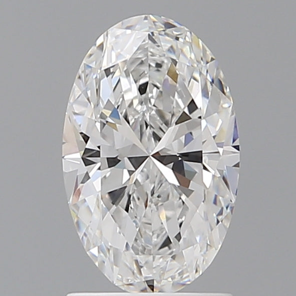 1.59 Carat Oval Shaped, Ideal Cut, D Color, VVS2 Clarity, IGI Certified Lab Grown Diamond
