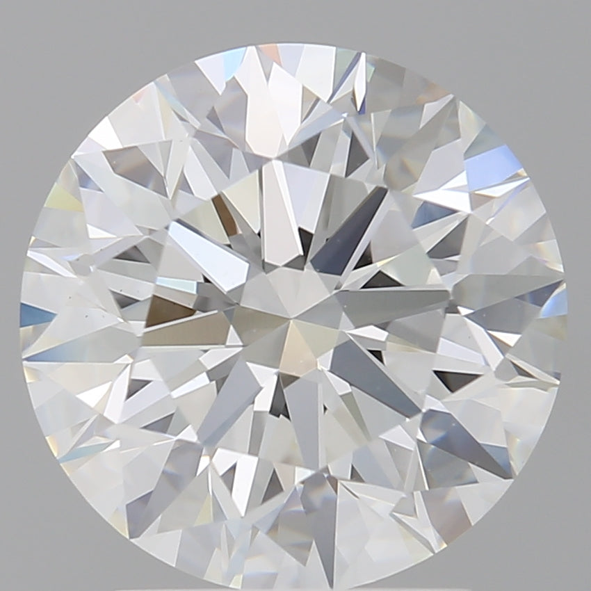 3.02 Carat Round Shaped, Excellent Cut, E Color, VS1 Clarity, IGI Certified Lab Grown Diamond