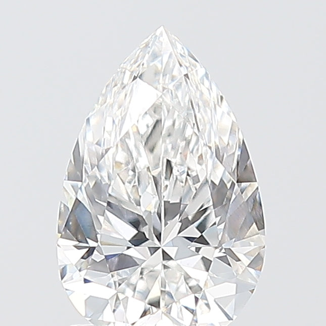 1.52 Carat Pear Shaped, Excellent Cut, D Color, VVS2 Clarity, IGI Certified Lab Grown Diamond