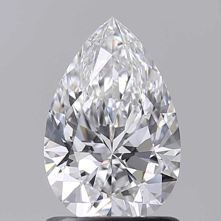 1.02 Carat Pear Shaped, Excellent Cut, D Color, VVS1 Clarity, IGI Certified Lab Grown Diamond