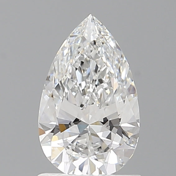 1.09 Carat Pear Shaped, Ideal Cut, D Color, VVS1 Clarity, IGI Certified Lab Grown Diamond