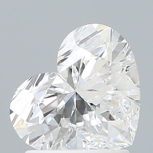 1.56 Carat Heart Shaped, Ideal Cut, D Color, VVS1 Clarity, IGI Certified Lab Grown Diamond